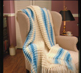 free beginner crochet striped afghan patterns