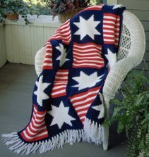 Independence Crochet Afghan Independence Crochet Afghan