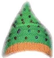 Christmas Tree Beanie | AllFreeKnitting.com