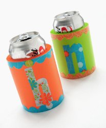 Monogrammed Can Koozies Monogrammed Can Koozies