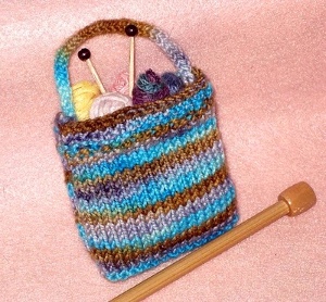 Mini Knitting Tote Mini Knitting Tote