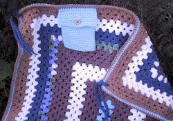 Charity Lapghan with Attached Pocket Charity Lapghan with Attached Pocket