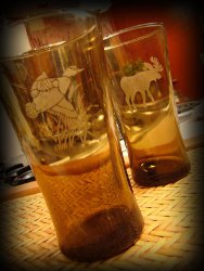 Rustic Etched Drinking Glasses Rustic Etched Drinking Glasses