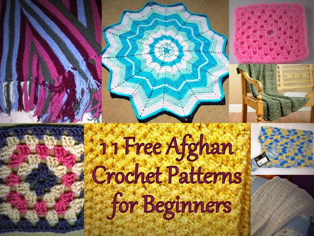 beginners crochet afghan patterns free