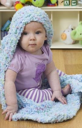 Cuddly Hooded Baby Blanket Cuddly Hooded Baby Blanket