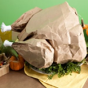 Paper Bag Turkey with Popcorn Stuffing Paper Bag Turkey with Popcorn Stuffing