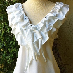 Upcycled Ruffle Shirt Upcycled Ruffle Shirt
