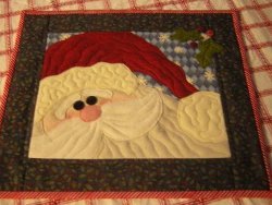 Santa Applique Wall Hanging