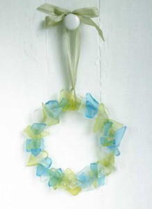 Easy Sea Glass Wreath Easy Sea Glass Wreath