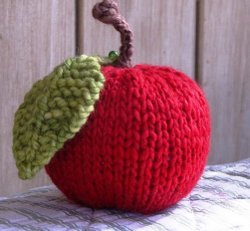 stuffed apple toy