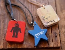 Personalized Wooden Pendant Necklaces Personalized Wooden Pendant Necklaces