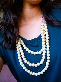 Multi-Strand Wooden Bead Necklace Multi-Strand Wooden Bead Necklace