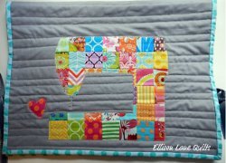 Love to Sew Machine Cover