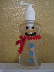 Snowman Hand Sanitizer Snowman Hand Sanitizer