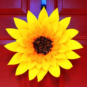 Summer Sunflower Wreath Summer Sunflower Wreath