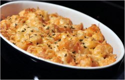 cheesy tater tot casserole with sour cream