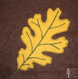 Oak Leaf Applique Block Oak Leaf Applique Block
