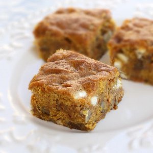 Pumpkin Blondies Pumpkin Blondies
