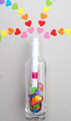 Invisible Ink Valentine in a Bottle Invisible Ink Valentine in a Bottle