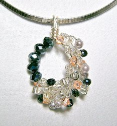 Peach Twist Pendant Peach Twist Pendant
