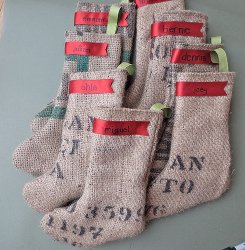 Burlap Bag Stocking Burlap Bag Stocking