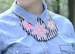 Fabulous Fabric Collar Necklace Fabulous Fabric Collar Necklace