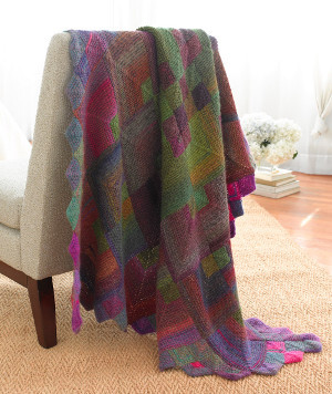 Mitered Squares Afghan