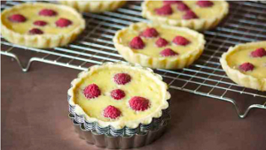 Raspberry Custard Tartlets Raspberry Custard Tartlets
