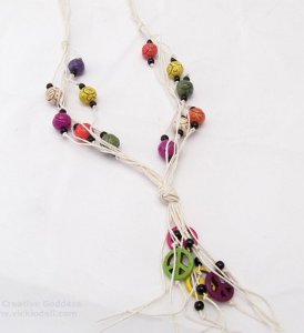 Summer of Love Knotted Hemp Necklace Summer of Love Knotted Hemp Necklace