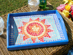 Mosaic Sun Tray Mosaic Sun Tray