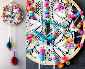 Dreamy lace dream catcher  allfreekidscraftscom