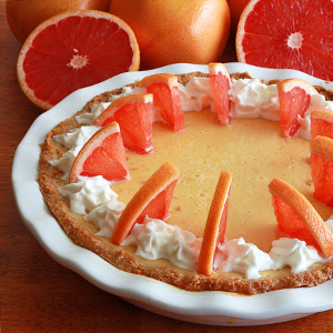Heavenly Pink Grapefruit Cream Pie Heavenly Pink Grapefruit Cream Pie