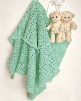 Marine Mint Baby Blanket Marine Mint Baby Blanket