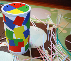 Disappearing Straw Game for Toddlers Disappearing Straw Game for Toddlers