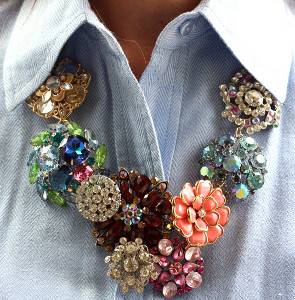J. Crew Lattice Flower Necklace J. Crew Lattice Flower Necklace