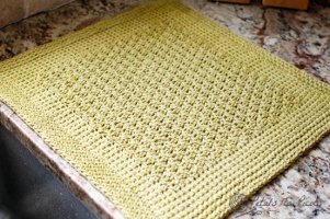 Afghan Stitch Kitchen Mat Afghan Stitch Kitchen Mat