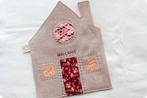 Cozy Little Cottage Mug Rug Cozy Little Cottage Mug Rug