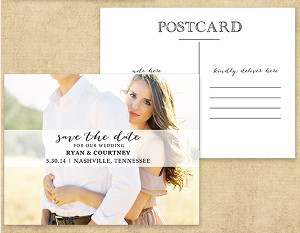 Printable Postcard Save the Date Printable Postcard Save the Date