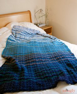 Vintage Crochet Wobble Afghan Vintage Crochet Wobble Afghan