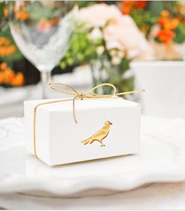 Elegant Bird Favor Boxes Elegant Bird Favor Boxes