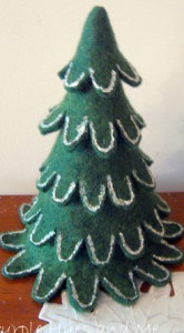 christmas tree felt stacked stacking craftbits