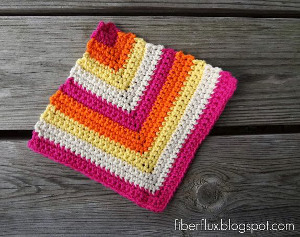 Rainbow Sherbet Dishcloth Rainbow Sherbet Dishcloth