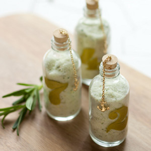 Anchors Aweigh Sea Salt Escort Bottle and Favor Anchors Aweigh Sea Salt Escort Bottle and Favor