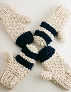 Thick Garter Stitch Mitts Thick Garter Stitch Mitts