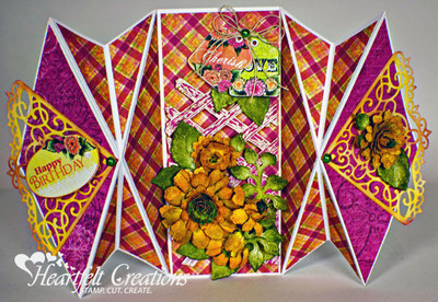 Happy Birthday Fancy Fold Card Happy Birthday Fancy Fold Card