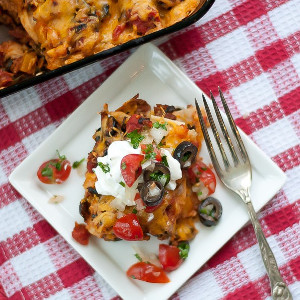 Overloaded Taco Casserole Overloaded Taco Casserole