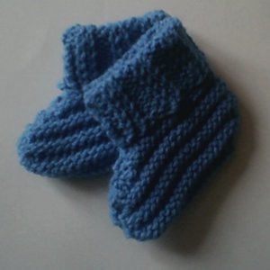 Free Knitting Pattern Baby Booties 8 Ply