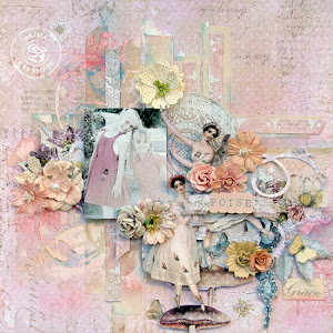 Graceful Fairy Belle Scrapbook Layout Graceful Fairy Belle Scrapbook Layout