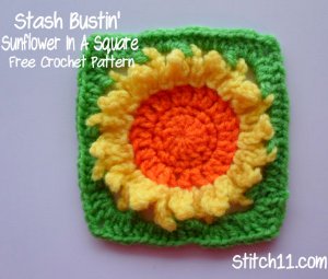 Stash-Busting Sunflower Square Stash-Busting Sunflower Square