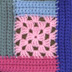 5 Color Log Cabin Granny 5 Color Log Cabin Granny